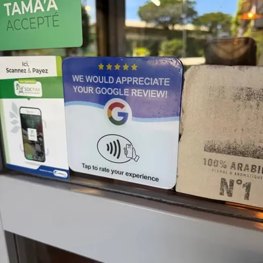 La carte d'avis Google chez Black Coffee La Mission