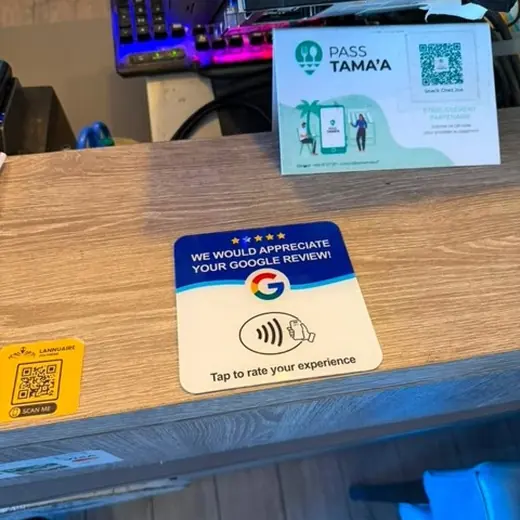 La carte d'avis Google chez Snack Chez Joe